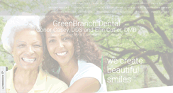 Desktop Screenshot of greenbranchdental.com