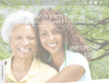 Tablet Screenshot of greenbranchdental.com